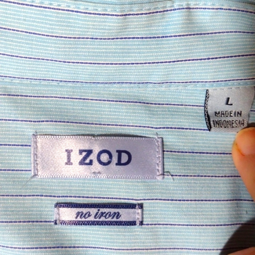 No iron, fitted button-down shirt L - Picture 4 of 5
